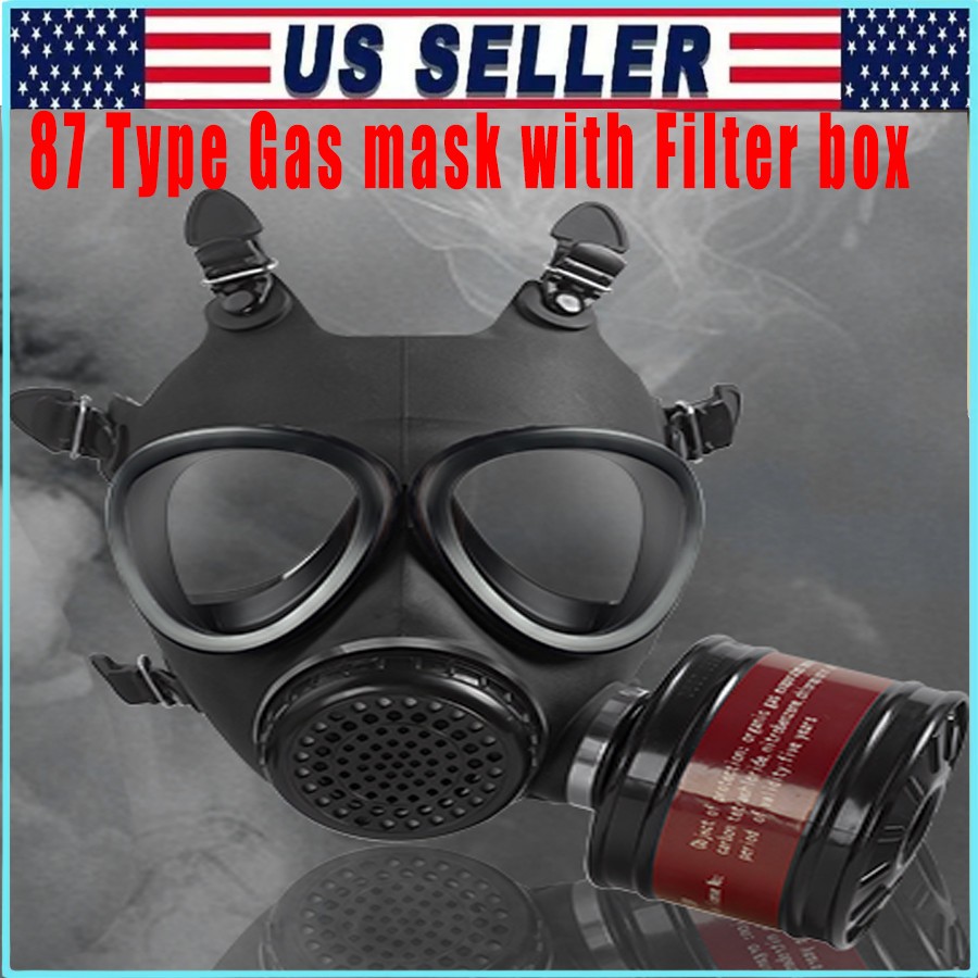 Gas Masks Survival Nuclear and Chemical, Respirator Mask with Filters
