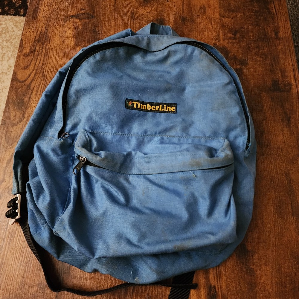 Timberline Day Pack Backpack Light Blue Adjustable Straps