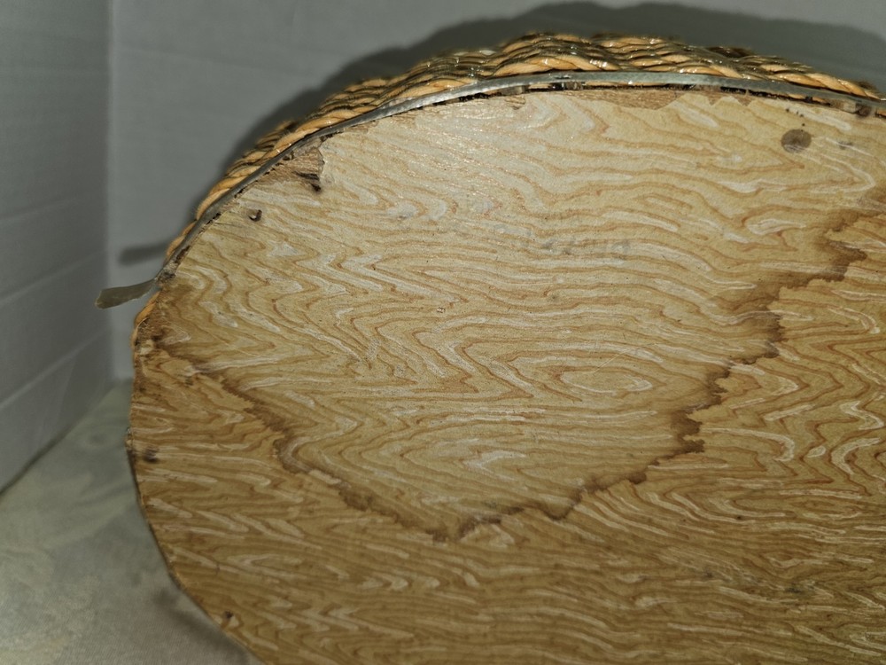 Dritz Wicker Woven Sewing Basket With Needles, Thread, Scissors And More