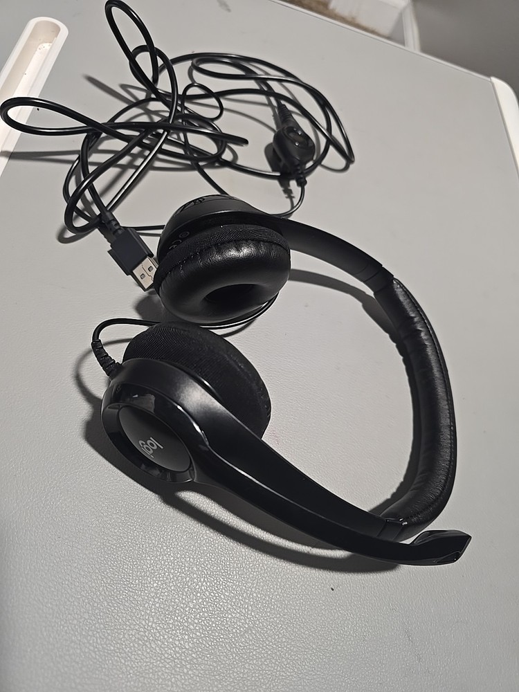 Logi USB Computer Headset Mic Conference Zoom