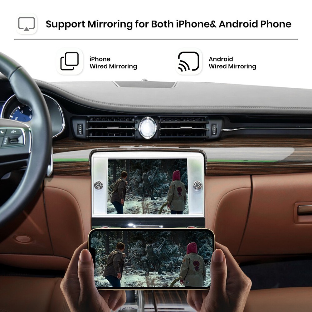 For Maserati/Dodge Wireless Carplay, Android Auto Retrofit Kit Decoder USA 2025