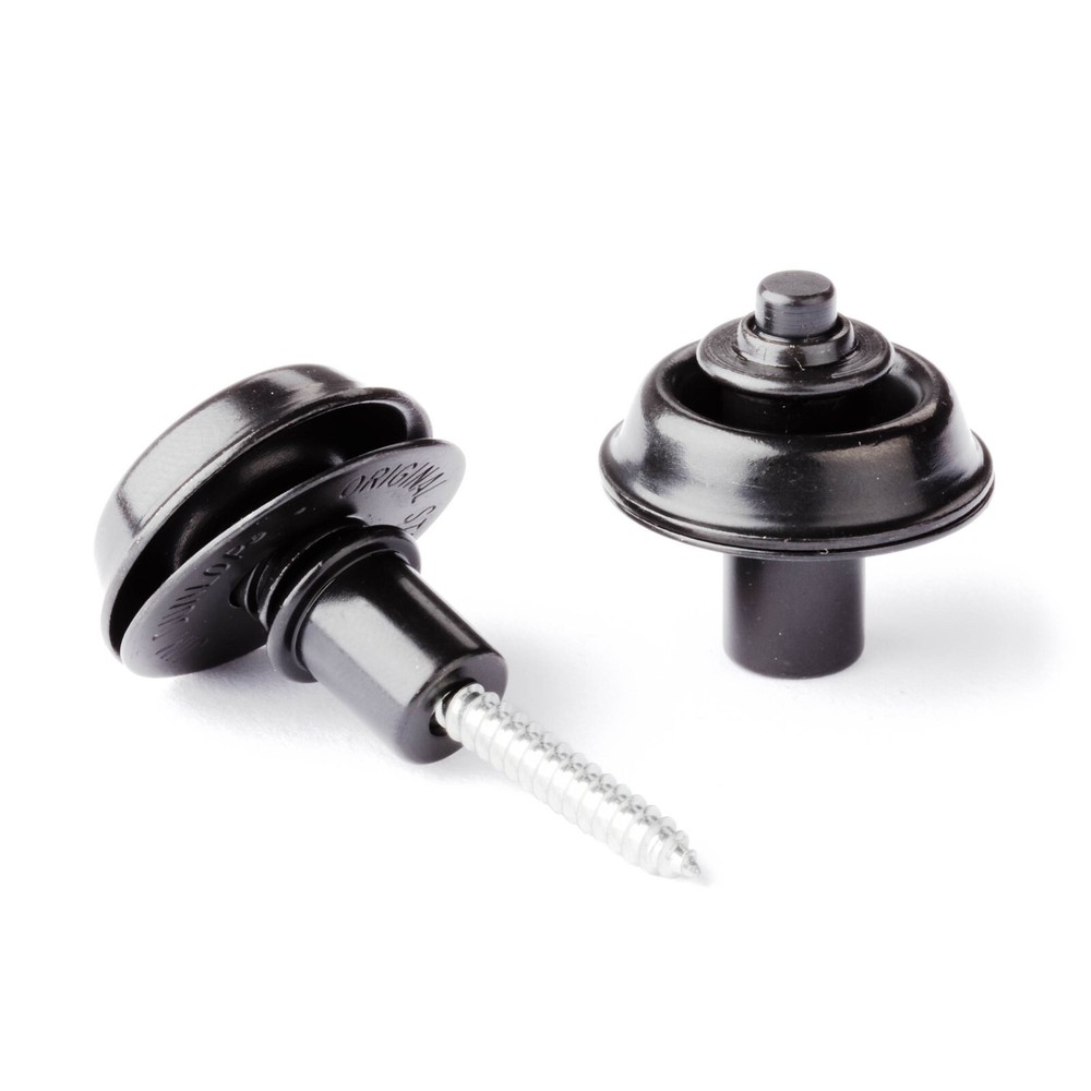 Dunlop Strap Locks - Guitar - Flush Mount Strap Retainer System Black