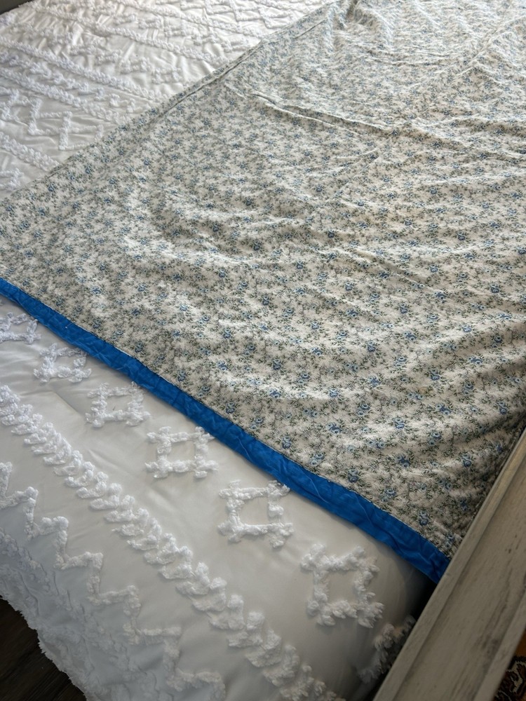 Handmade patchwork quilt in Americana style