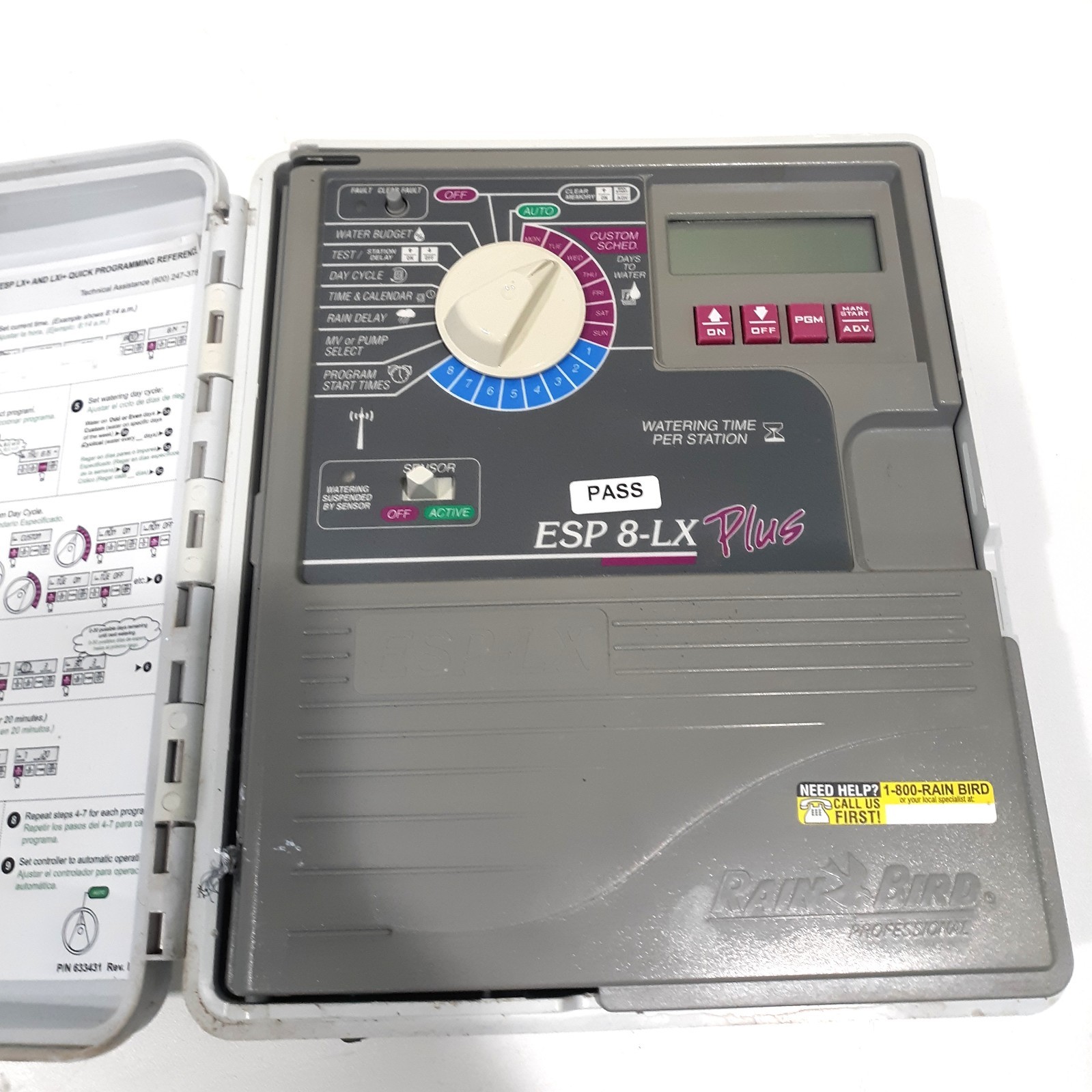 Rain Bird ESP 8-LX Plus Professional Controller Timer