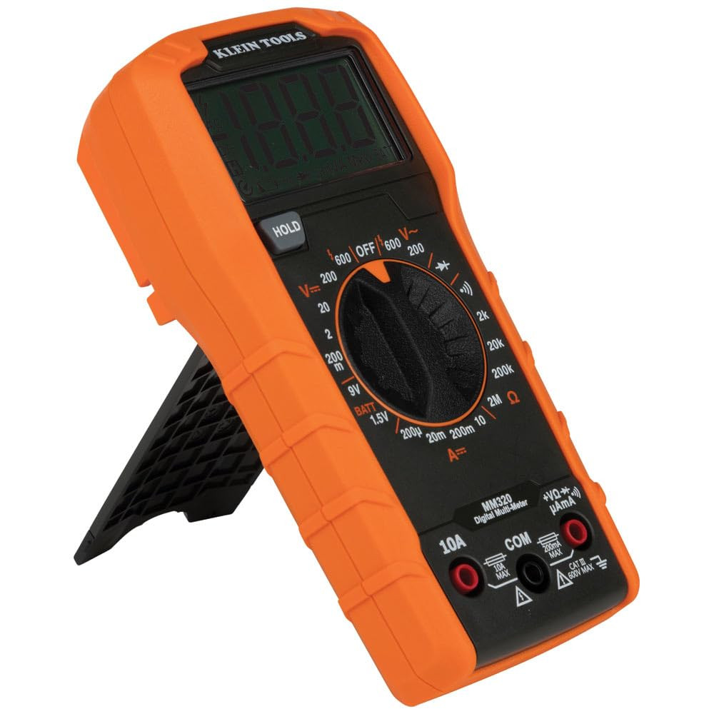 MM320KIT Digital Multimeter Electrical Test Kit, Non-Contact Voltage Tester, Rec