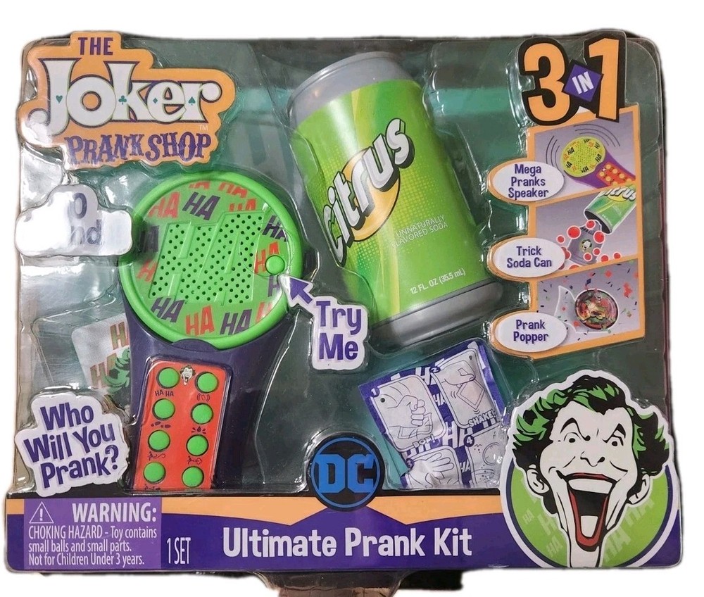 The Joker Ultimate Prank Kit DC Comics Tricks & Gags