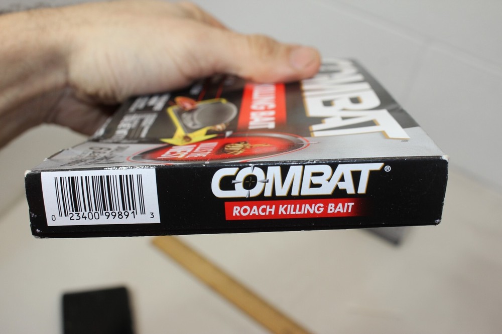 (3) Combat Roach Killing Bait Stations, 6 per box, 18 total! Sealed boxes new