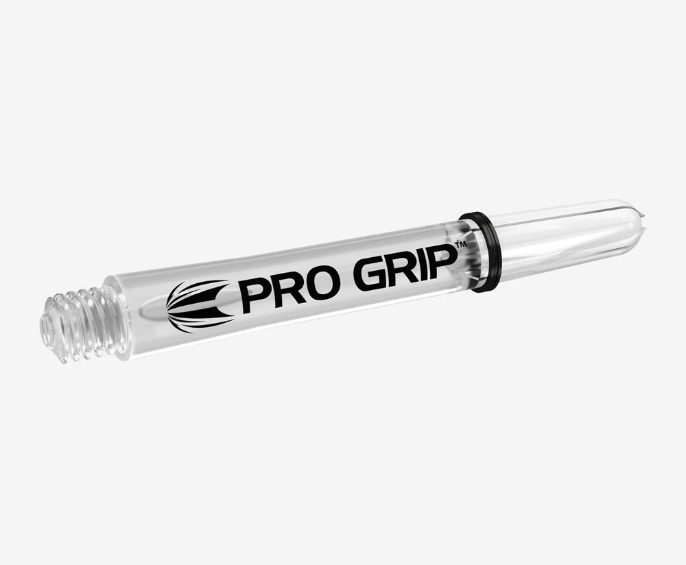TARGET PRO GRIP DART SHAFTS..CLEAR INTERMEDIATE