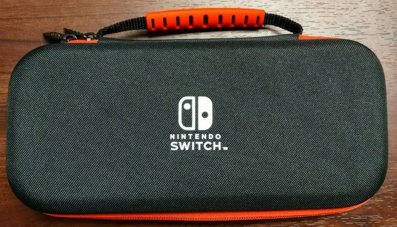 PowerA Official Nintendo Switch Protection Kit - Protective Case-GRYBLK-Red Trim