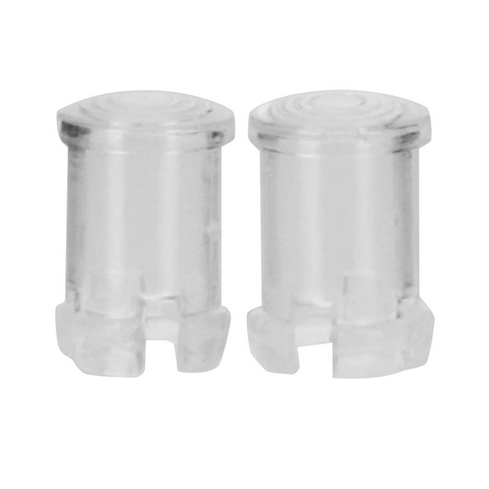 100Pcs Nylon LED Light Emitting Diode Transparent Lamp Light Caps Protective
