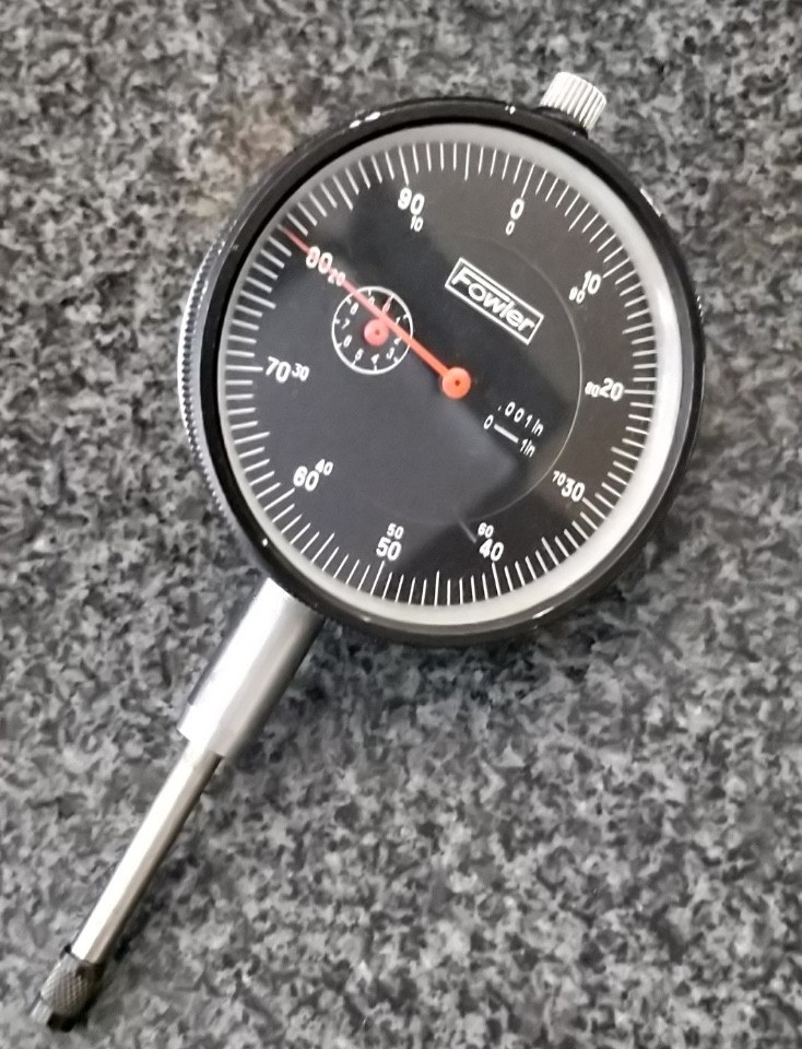 TESTED Dial Indicator: .001" range = 1"  FOWLER