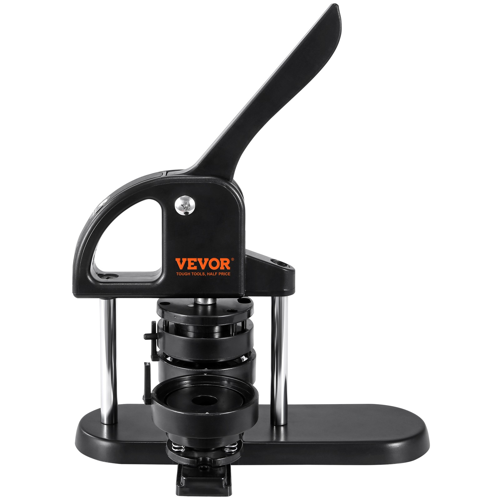 VEVOR Button Maker Machine Pin Badge Maker 1"/1.25"/2.28" 3-in-1 300Button Parts