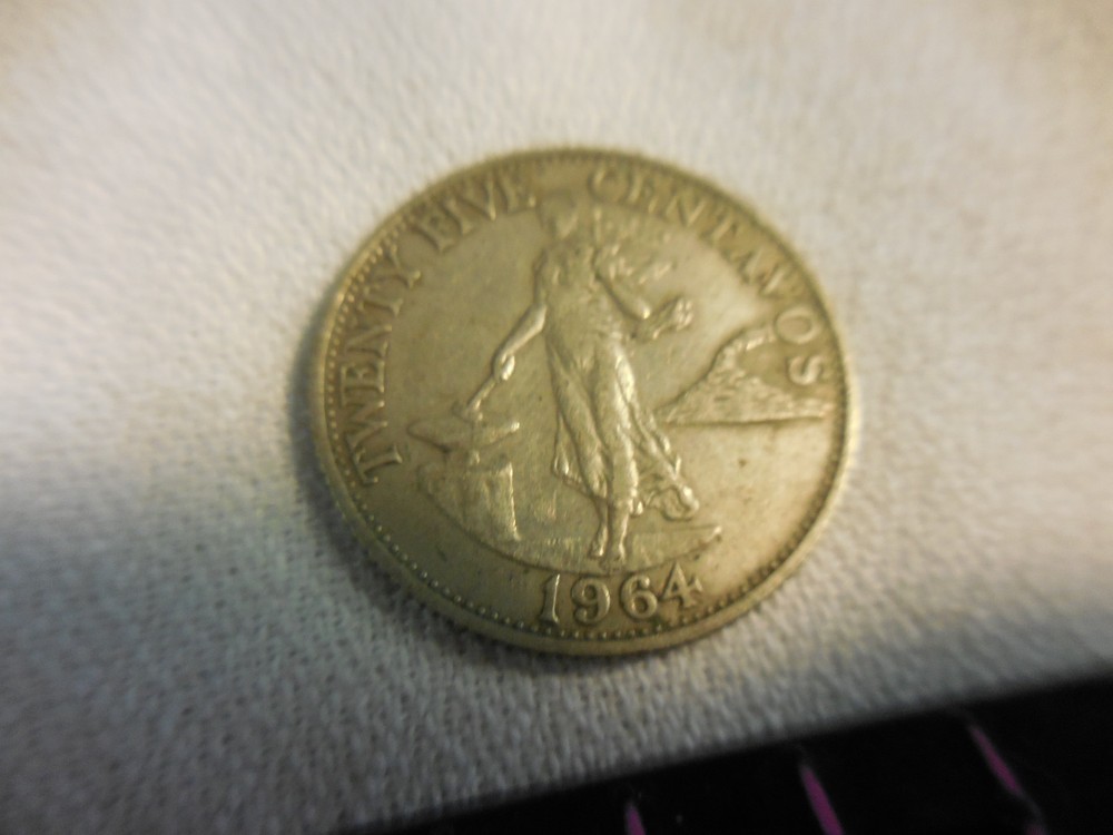 Philippines 1964 twenty five centavo