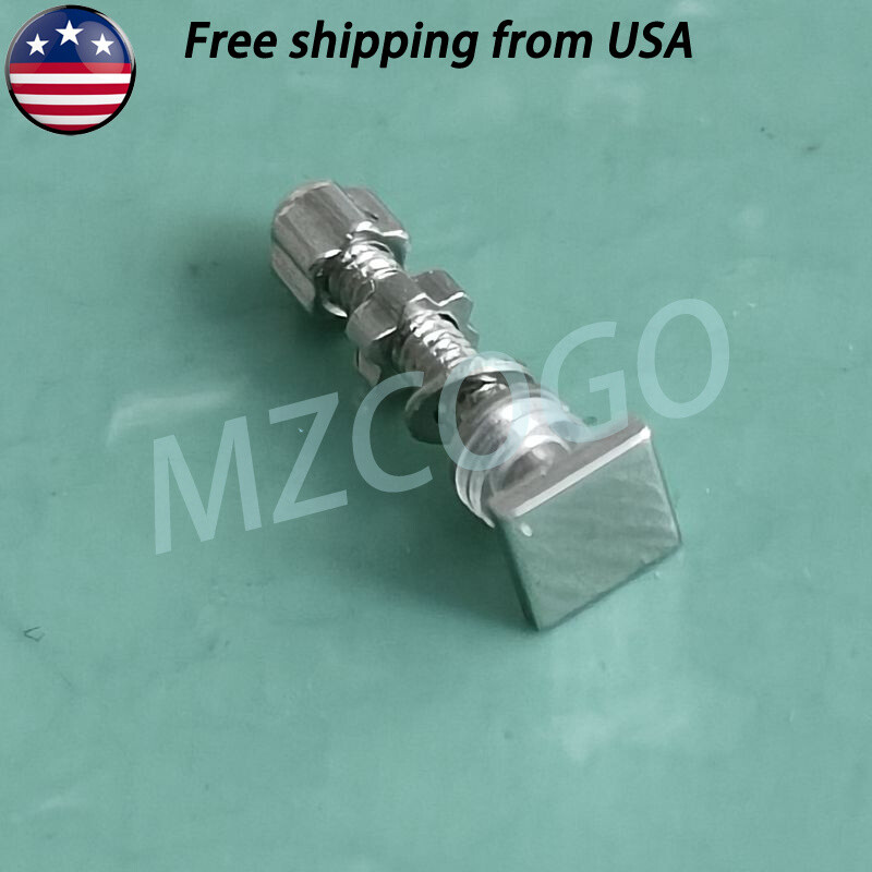 Replace For C ar tier Eyeglasses Frame 3.1*3.1mm Silver Square Screw & Bolt Sets