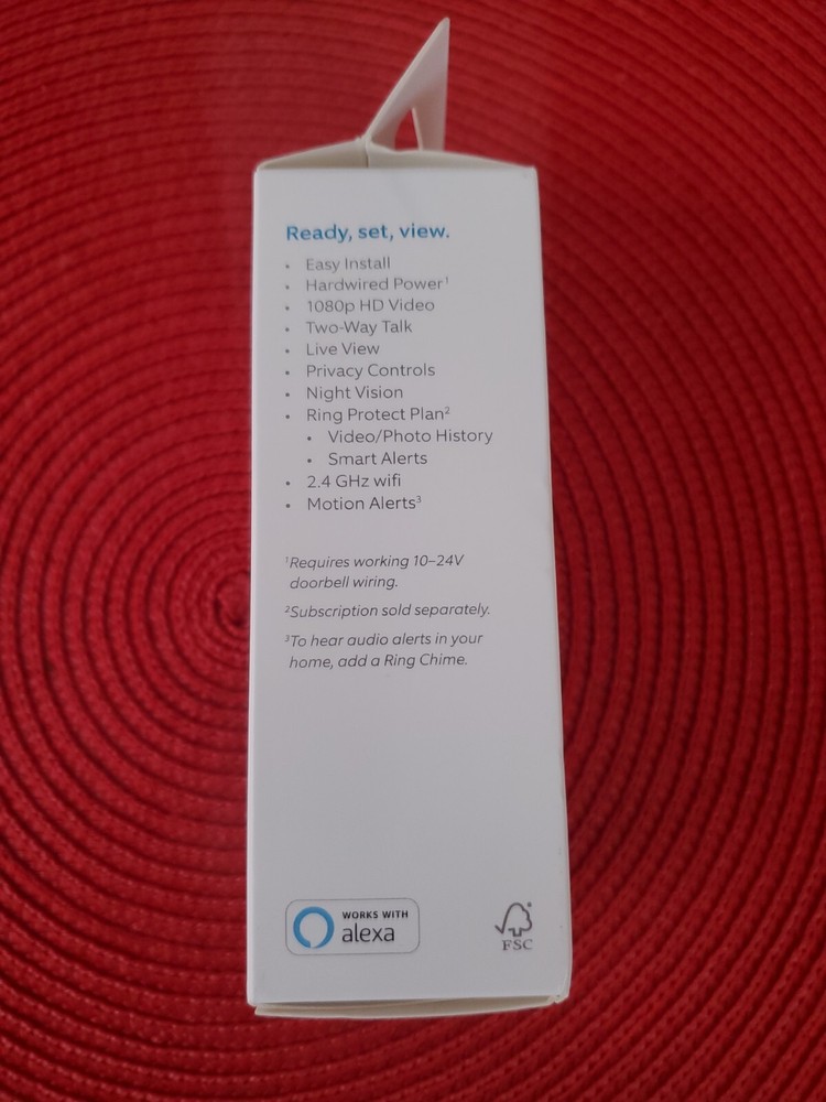 Ring Video Doorbell Wired – Convenient, essential features in a compact design