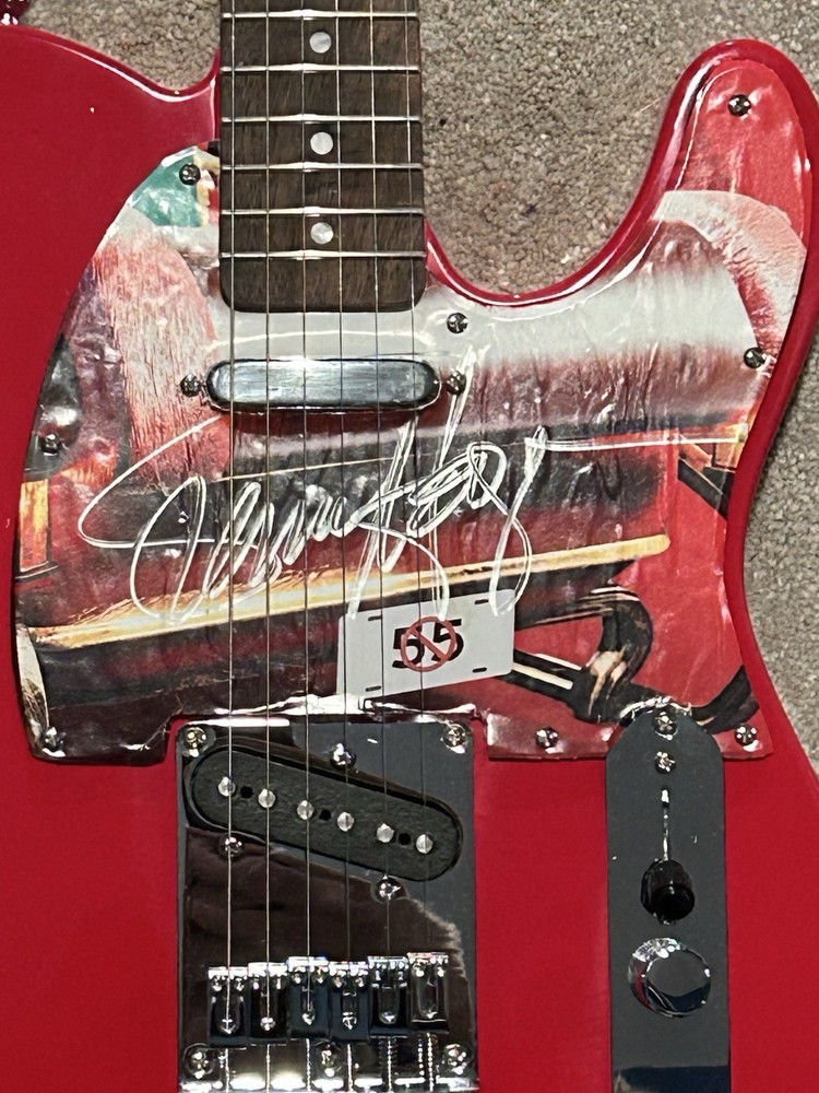 Sammy Hagar Signed Guitar Autographed Van Halen Squire