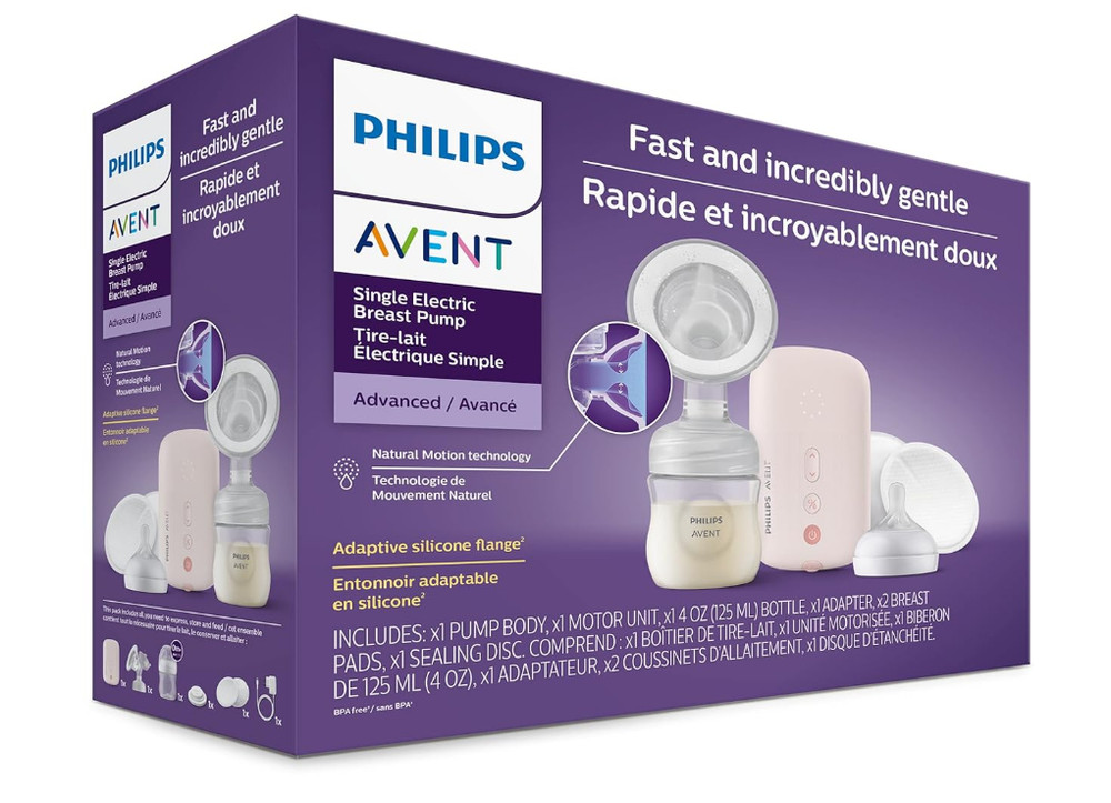 Philips Avent Single Electric Breast Pump Advanced, with Motion Technology