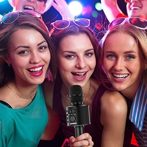 Handheld Karaoke Microphone with Multi-Device Compatibility for Singing Joy
