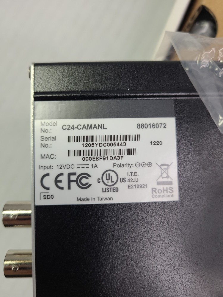 C24-CAMANL Video Server Encoder