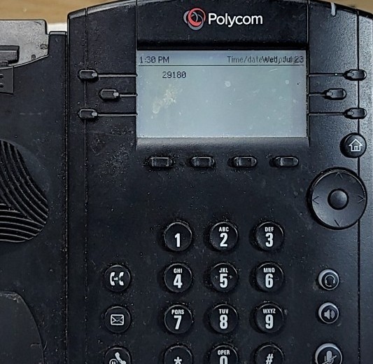 Polycom VVX 311 VOIP Desktop Telephone SEE NOTES