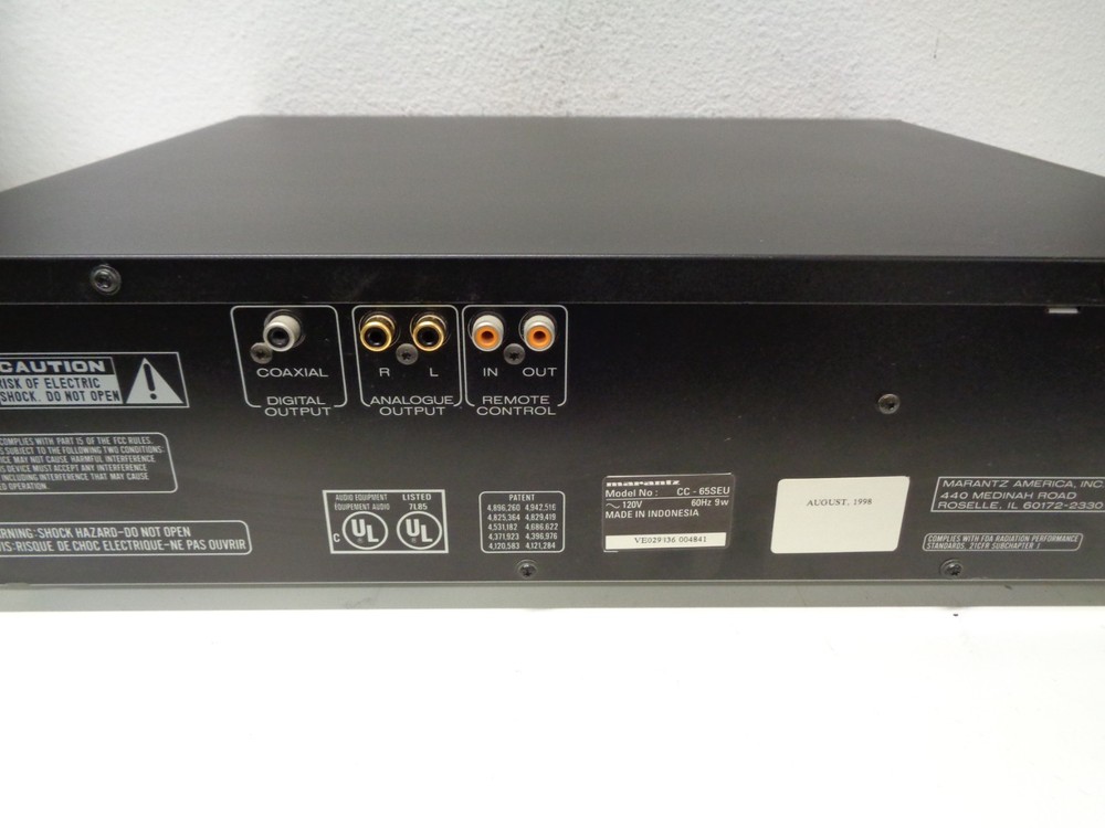 Marantz 5 Disc CD Changer CC-65 SE