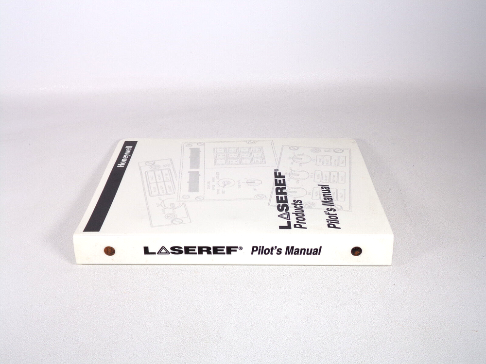 LASEREF III™ Inertial Reference System Pilot's Manual, 1991
