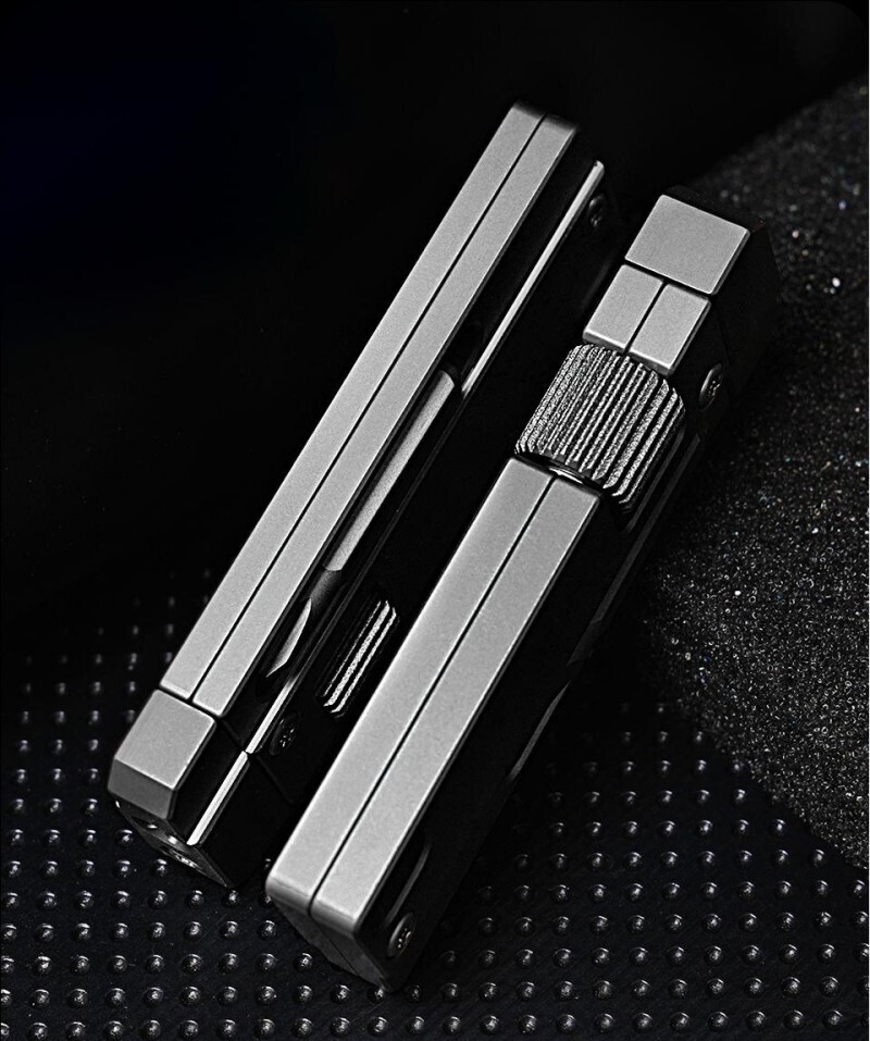 EDC Titanium Adjustable Wrench Screwdriver Pocket Multi Tools Portable Keychain