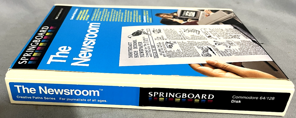 The Newsroom Desktop Publishing Program Commodore 64 Springboard 1985 Mint