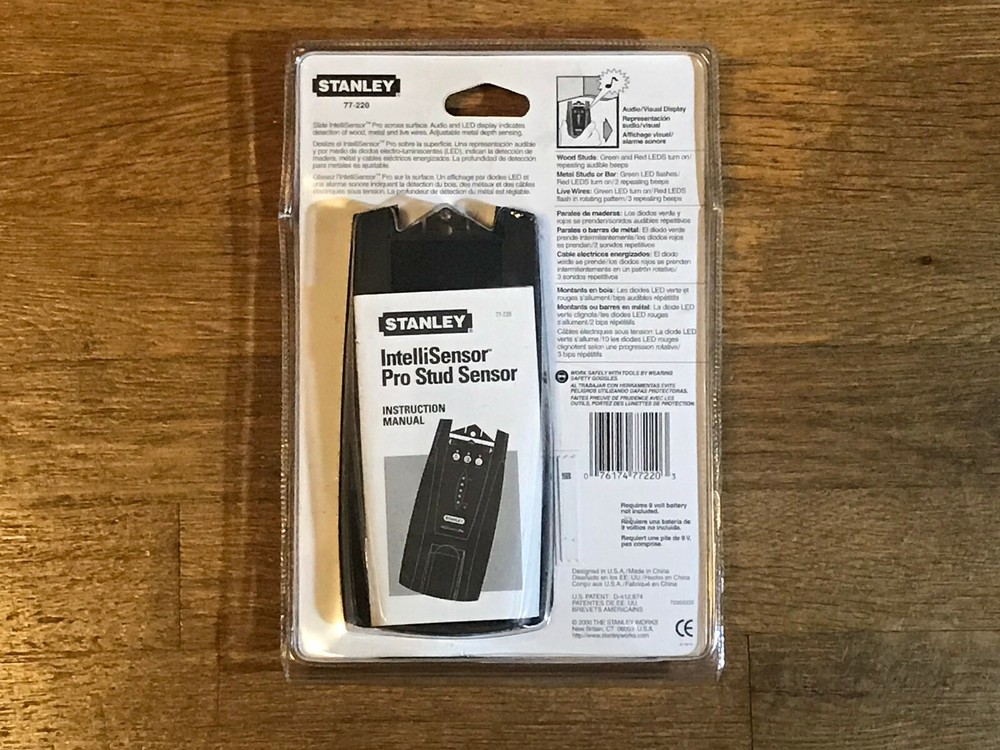 Stanley Sealed IntelliSensor Pro 77-220 - IntelliTools Stud Sensor