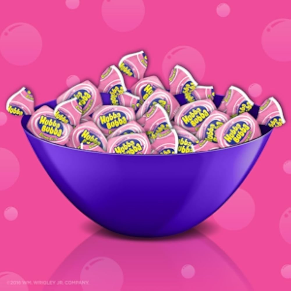 Sour Blue Raspberry Bubble Gum, 5 Piece