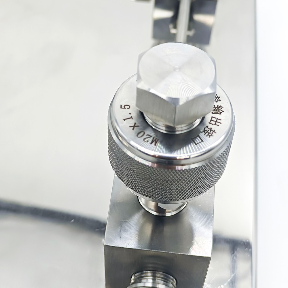 2 Interface air Pressure Calibrator 25MPa Pressure Table Expansion Eixture Press