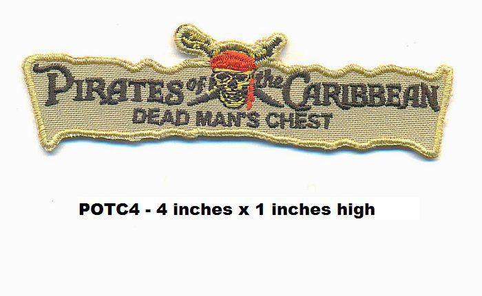 PIRATES OF THE CARIBBEAN MINI PATCH -POTC4