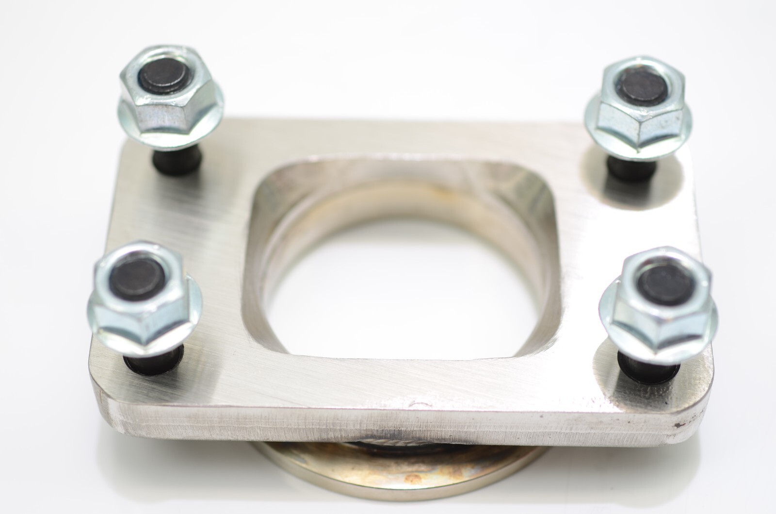All Out Fab Precision v-band to T3 style flange adapter