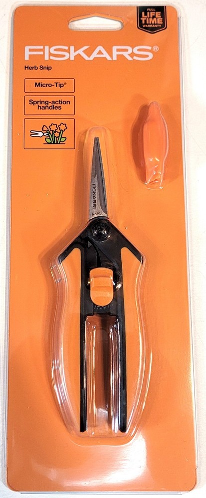 Fiskars Non-Stick Micro-Tip Pruning Snips NEW
