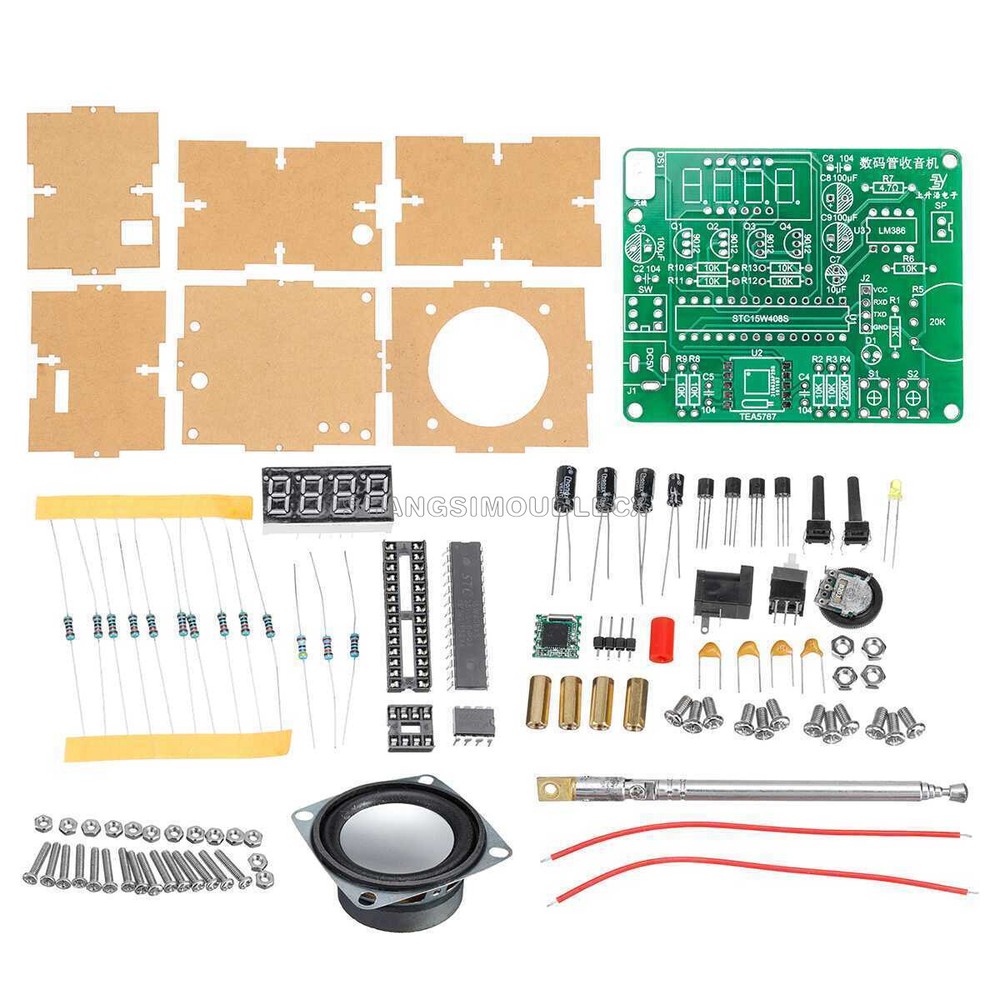 DC 4.5-5.5V 87.5-108MHZ Digital Tube Display FM Digital Radio Electronic NEW-