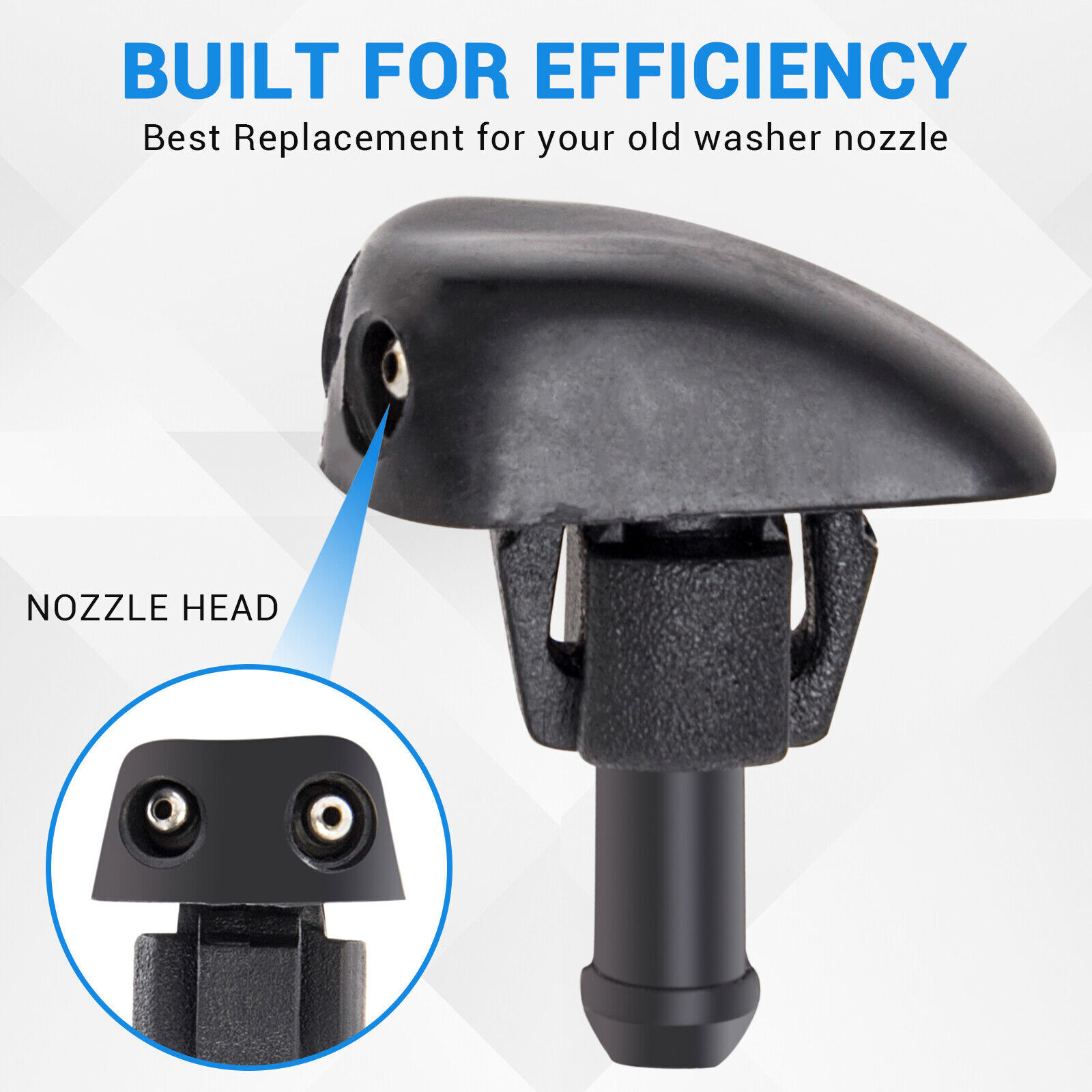 Window Windshield Wiper Nozzle Sprayer Washer Spray Nozzle Sprinkler Universal