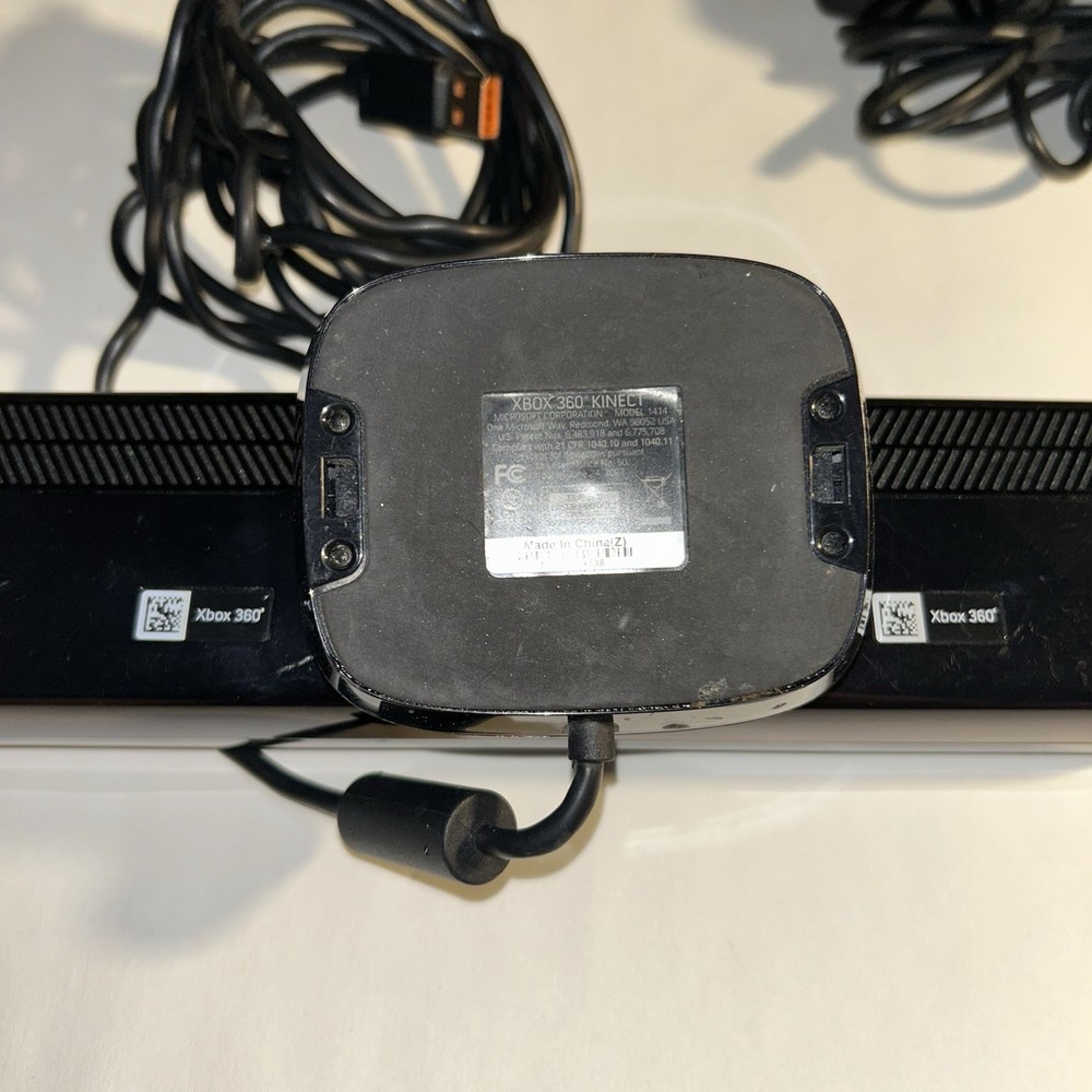 OEM Xbox 360 S AC Adapter, Kinect Sensor Bar, Controller, Nyko Battery, Cable