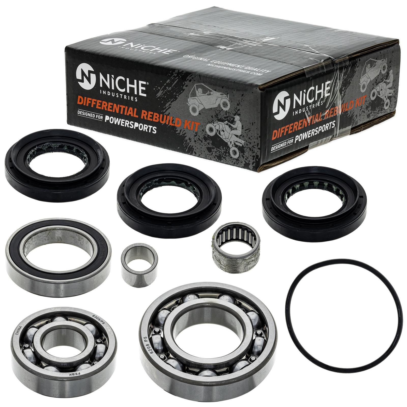 NICHE Rear Differential Bearing Seal Kit for Yamaha Viking 700 VI