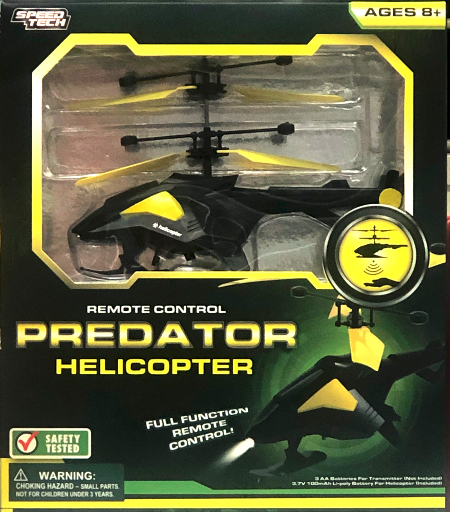 Speed Tech Predator RC Helicopter - High-Performance Remote Control Aircraft