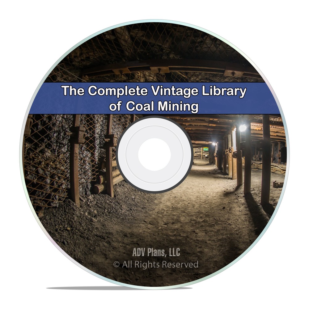 105 Classic Books on Coal & Coal Mining, Methods History Miners CD DVD H92