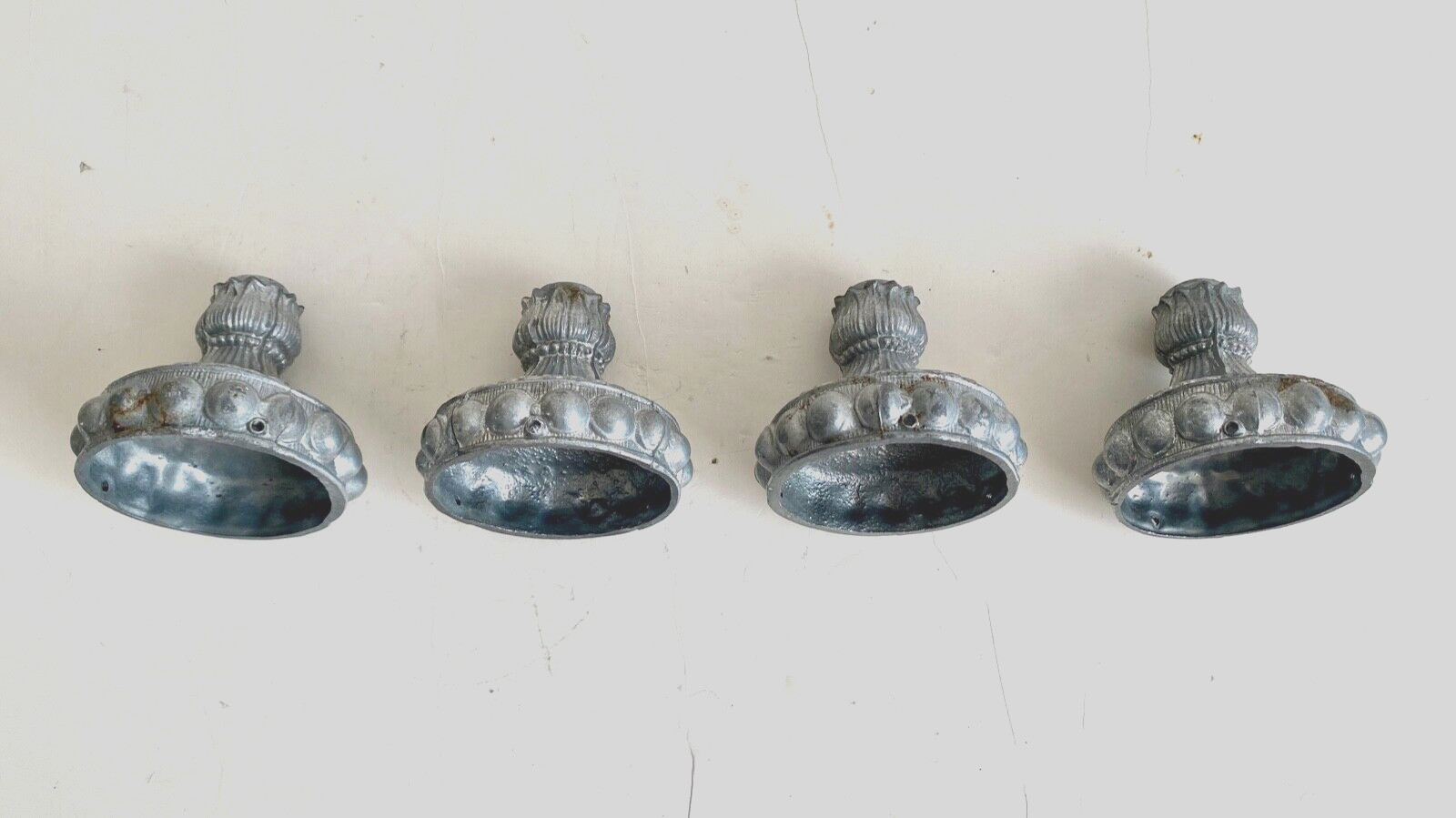 Vintage Cast Metal Hanging Lamp Shade Holder Canopy Fitter Ceiling Light Fixture