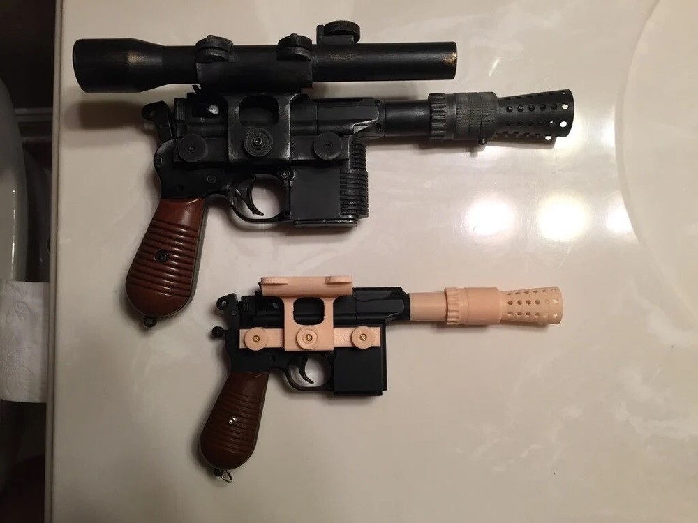 3d Printed Airsoft Han Solo Blaster Conversion Kit