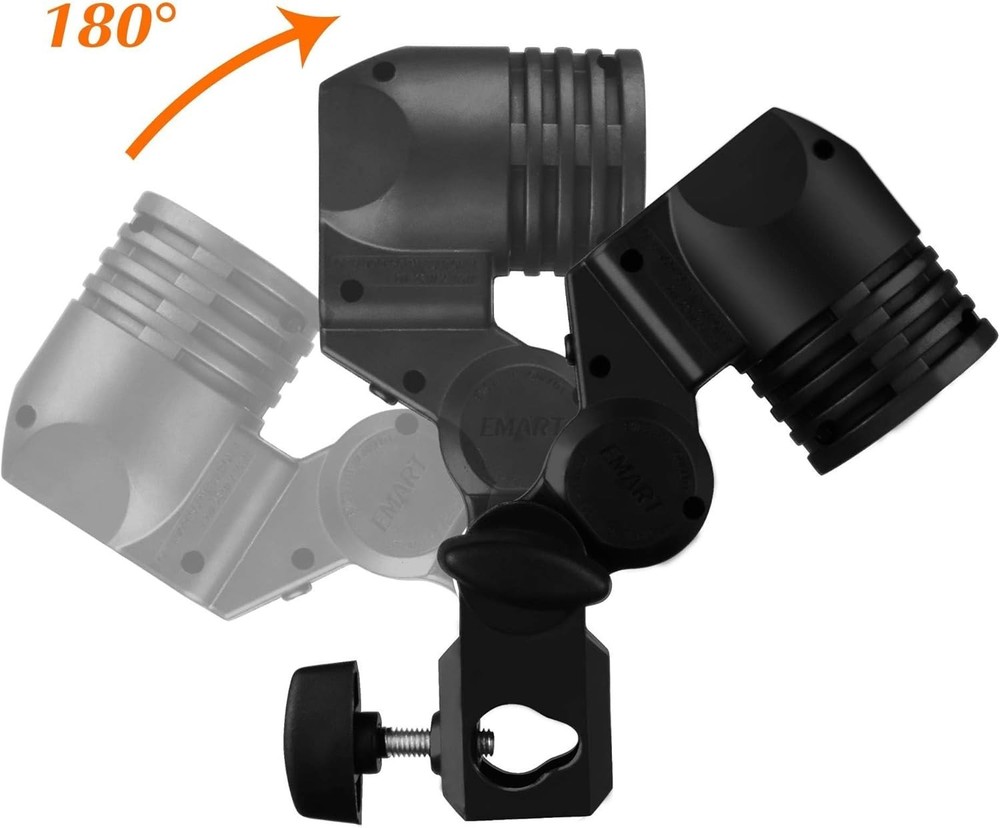 Versatile Light Bulb Stand for Photography - Adjustable & Portable - 2 Pack