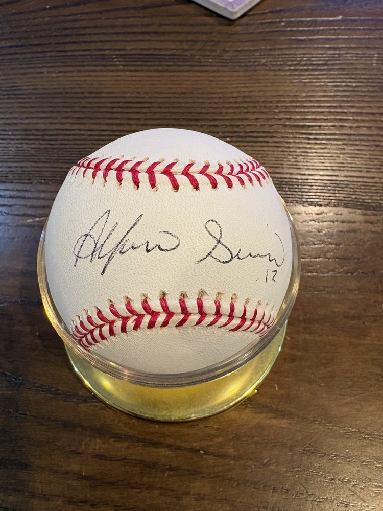 ALFONSO    SORIANO        MLB     SIGNED     BASEBALL