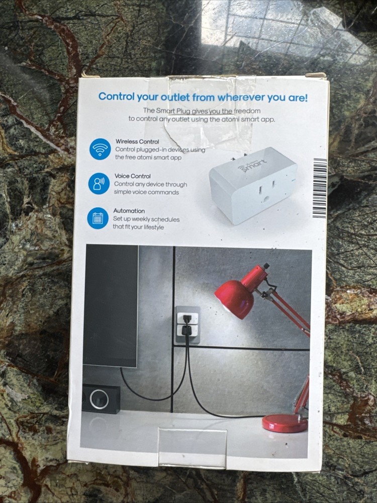 Smart WLPP1CFH Smart Plug - White (2 Pack)