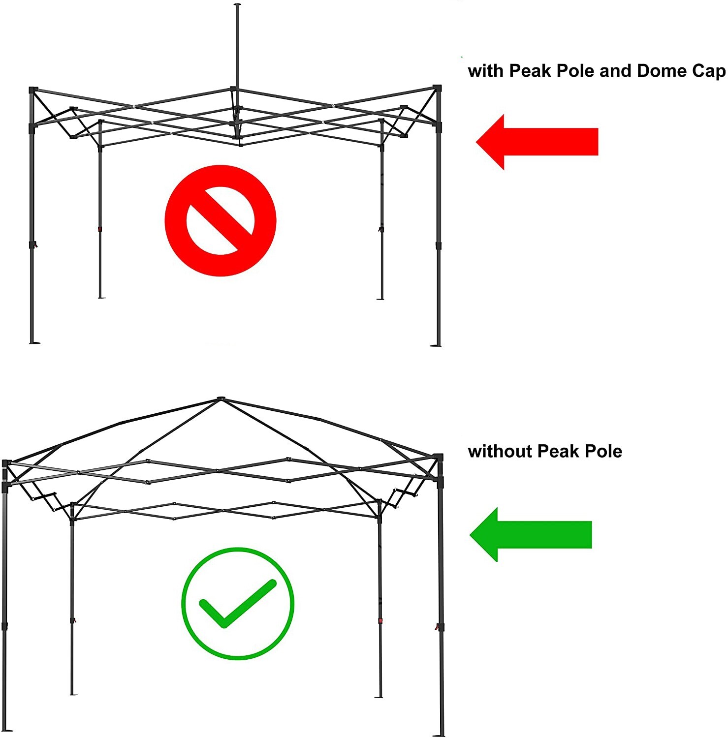 for ABCCANOPY Outdoor Pop up Canopy 10x10 SIDE TRUSS Bar Replacement Parts