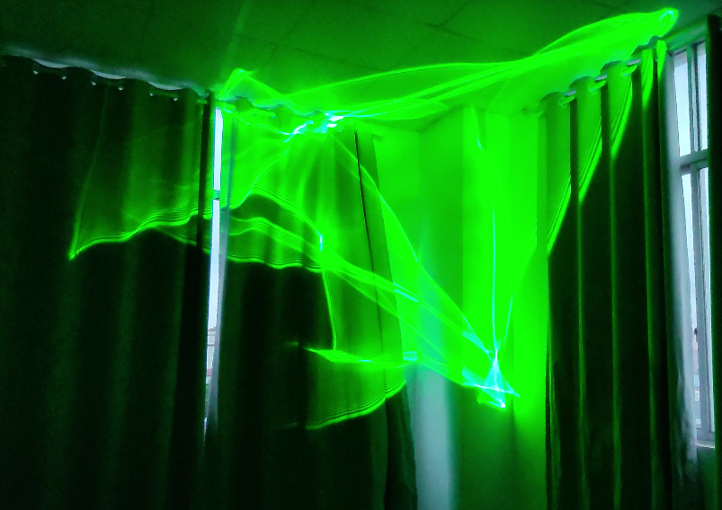 RGB 3W Water Pattern Laser Module Stage Performance Lights W/ Control Board