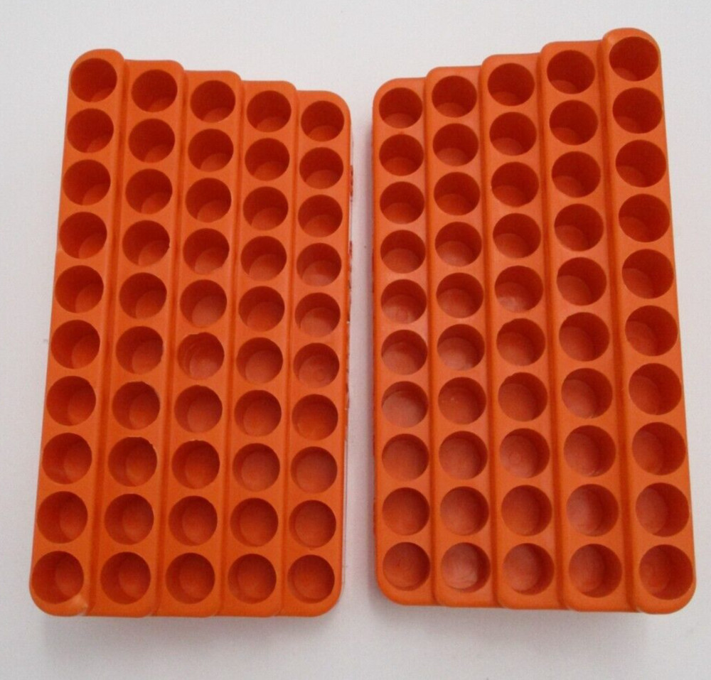 2 Lyman Bleacher Loading Blocks Durable Polymer Holds 50 rds/ea - .565 - 7728087