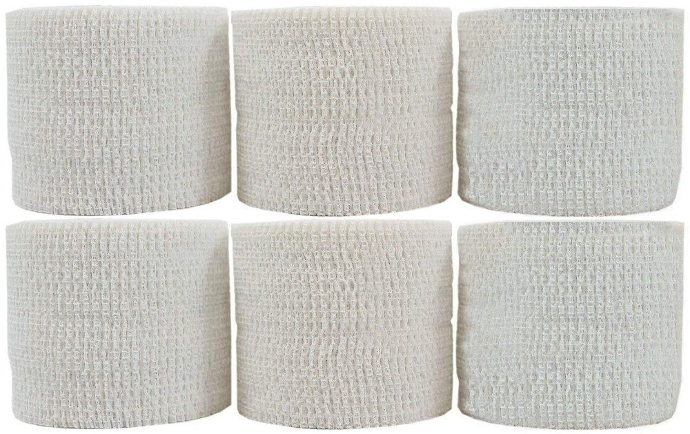 Powerflex 2" Stretch Athletic Tape - 6 Rolls, White