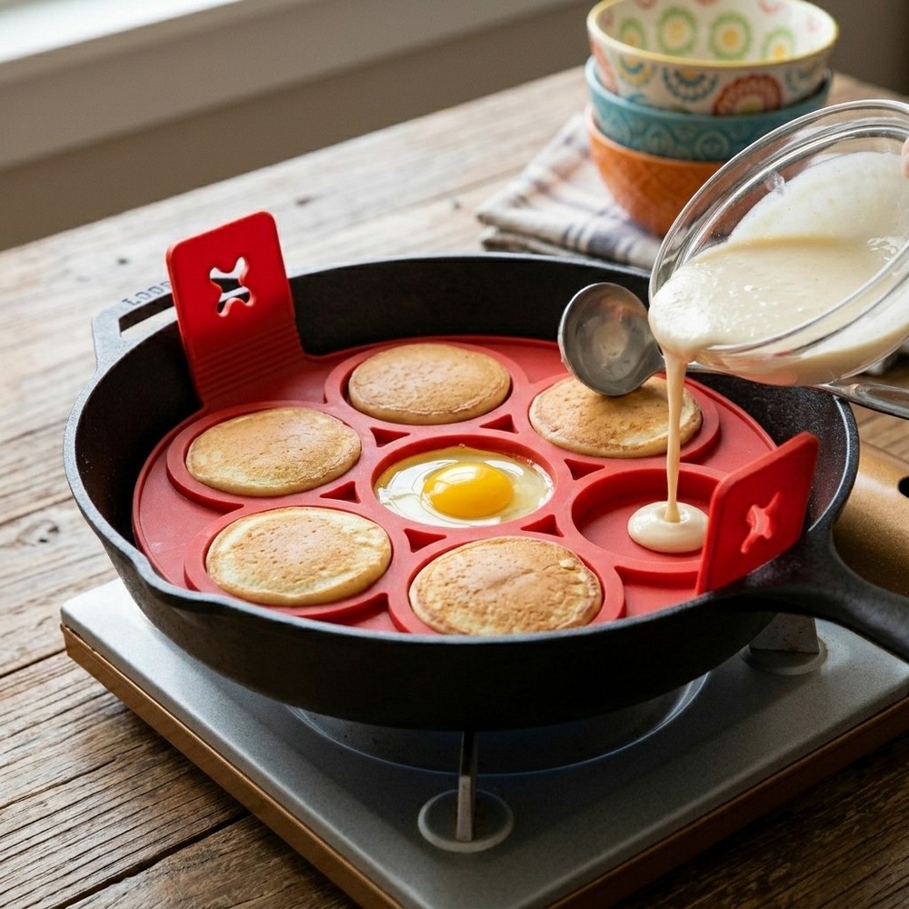 Silicone Fried Egg Molds Multi Shape Kitchen Pancake Molds DIY Cooking Tools